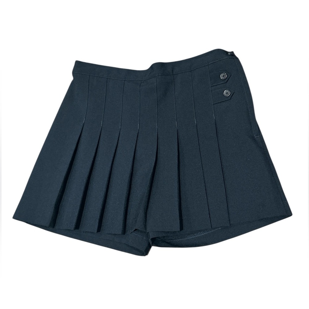 Classic Black Pleated Skort for Kids